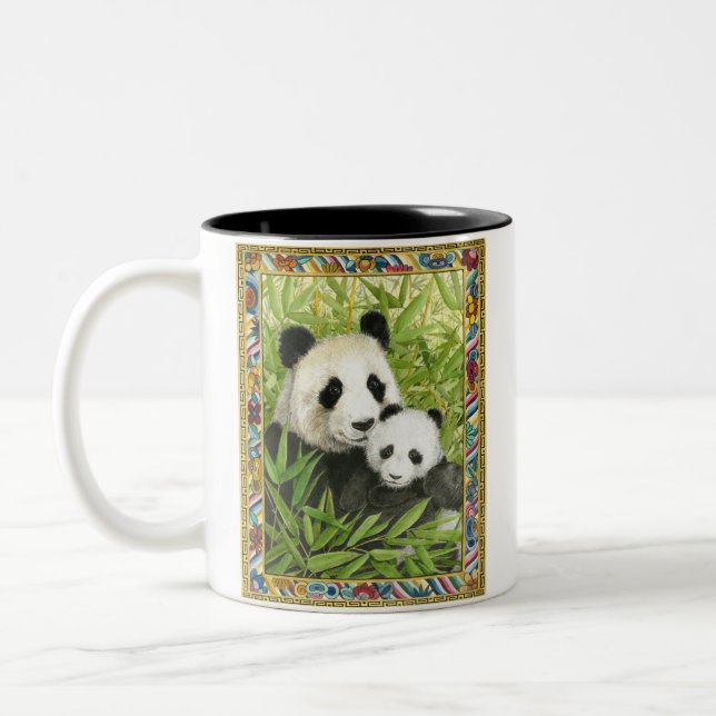 Panda björnkaffe mugg (Vänster)