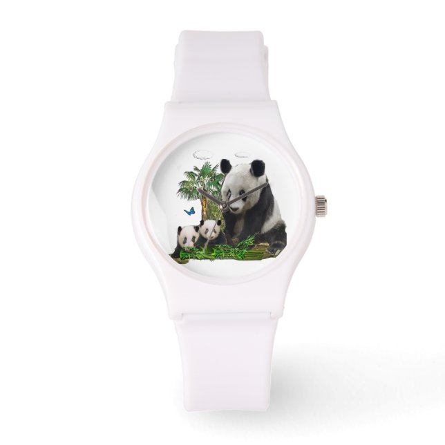 Panda björnkonst armbandsur (Framsida)