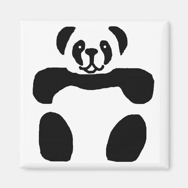 Panda björnmagnet magnet (Framsidan)