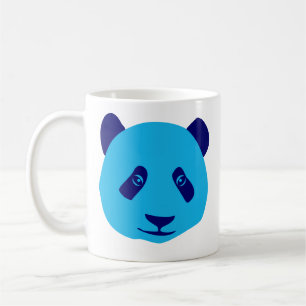 Panda - Blå Kaffemugg