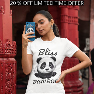Panda Bliss Shirt - Adsible Bamboo Design T Shirt