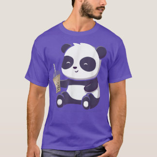 Panda Boba Bubble Tea Anime Kawaii Japansk Otaku T Shirt