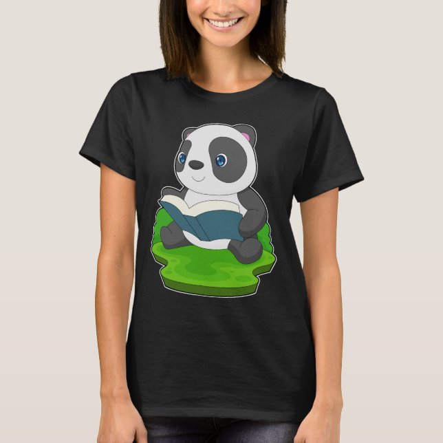 Panda Bok T Shirt (Framsida)