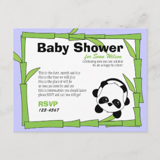 Panda-Boo Inbjudningar