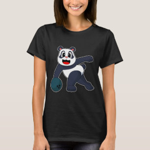 Panda Bowling ball T Shirt