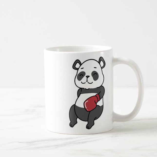 Panda Boxing Kaffemugg (Höger)