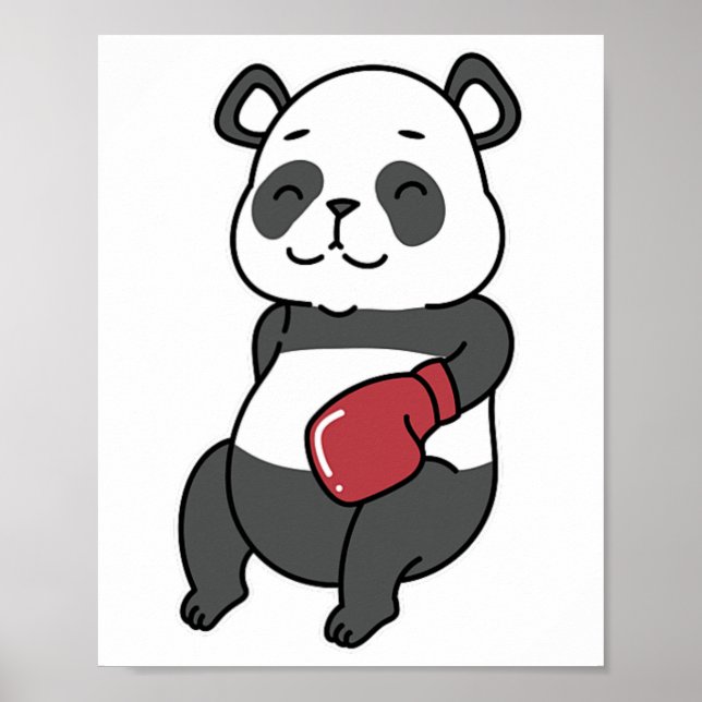 Panda Boxing Poster (Framsidan)