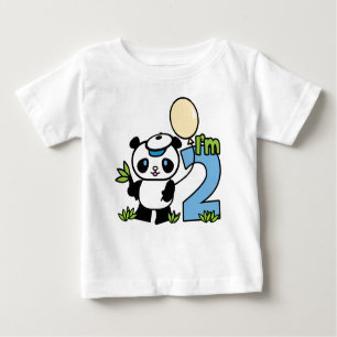 Panda Boy 2nd Birthday Tee