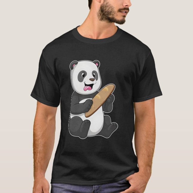Panda Bröd T Shirt (Framsida)