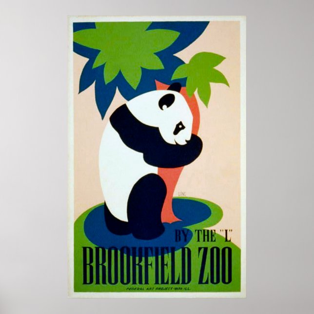 Panda Brookfield Zoo Poster (Framsidan)