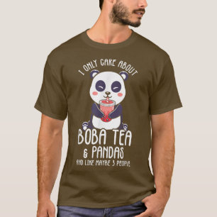 Panda Bubble Boba Tea Kawaii Cute Anime Otaku Japa T Shirt