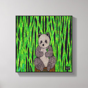 Panda - Canvastryck