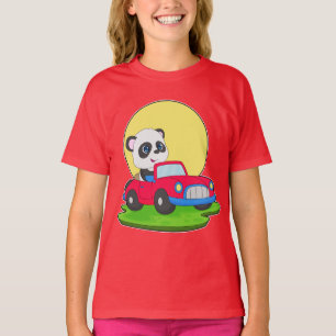 Panda Car T Shirt