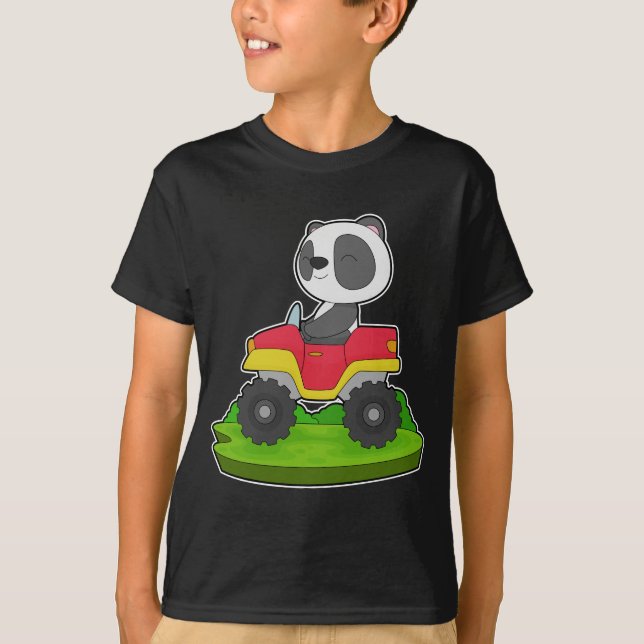 Panda Car T Shirt (Framsida)