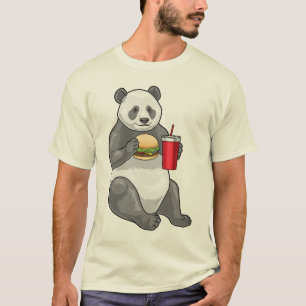 Panda Cheeseburger T Shirt