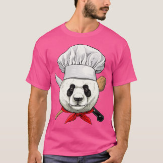 Panda Chef Wildlife Panda Bear Animal, Cooking Lov T Shirt