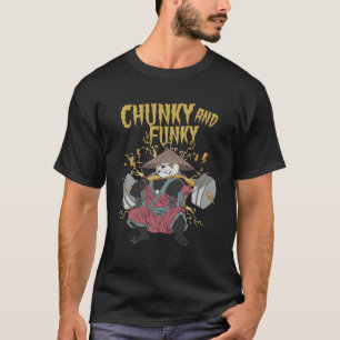Panda Chunky, men Funky Weightlift Bodybuilding T Shirt