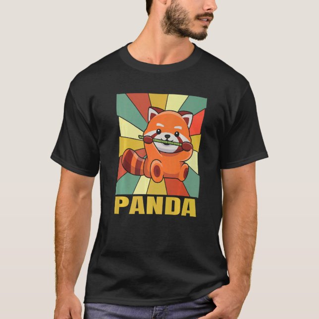 Panda-citat för en röd pandaexpert t shirt (Framsida)