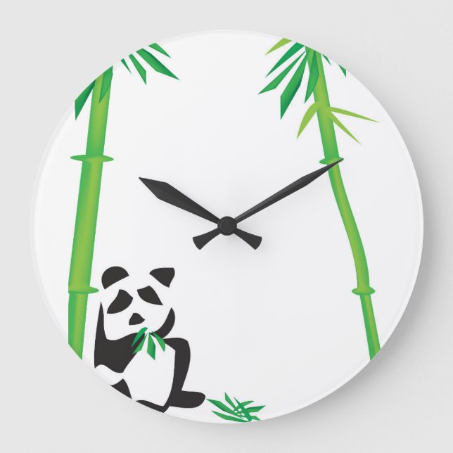 Panda Clock Stor Klocka (Framsida)