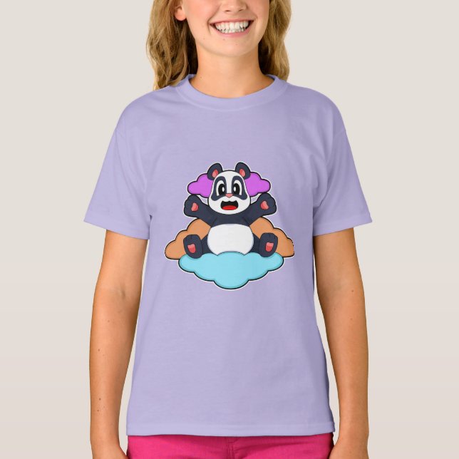 Panda Clouds T Shirt (Framsida)