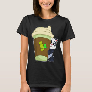 Panda Coffee ska åka T Shirt