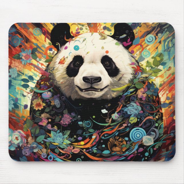 Panda Colorful Animal Enchanting Musmatta (Framsidan)