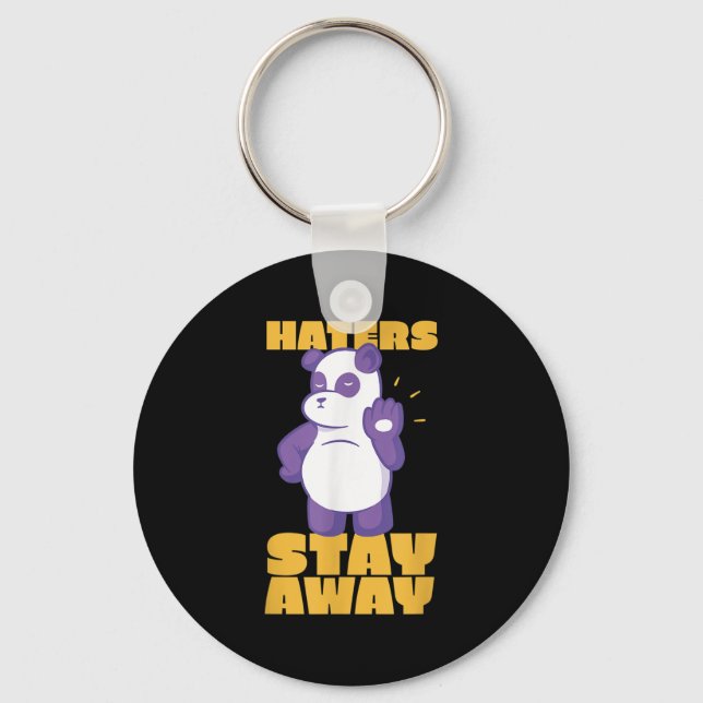 Panda Coola Bear Giant Animal Lover Quote Stop Hat Nyckelring (Framsida)