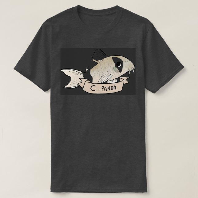 Panda Corydoras T Shirt (Design framsida)