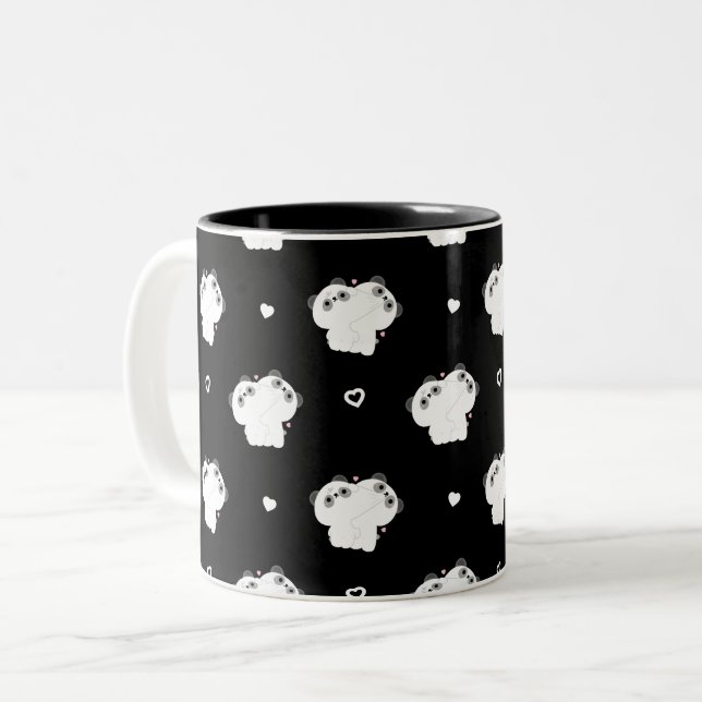 Panda Couple Mugg (Framsida vänster)