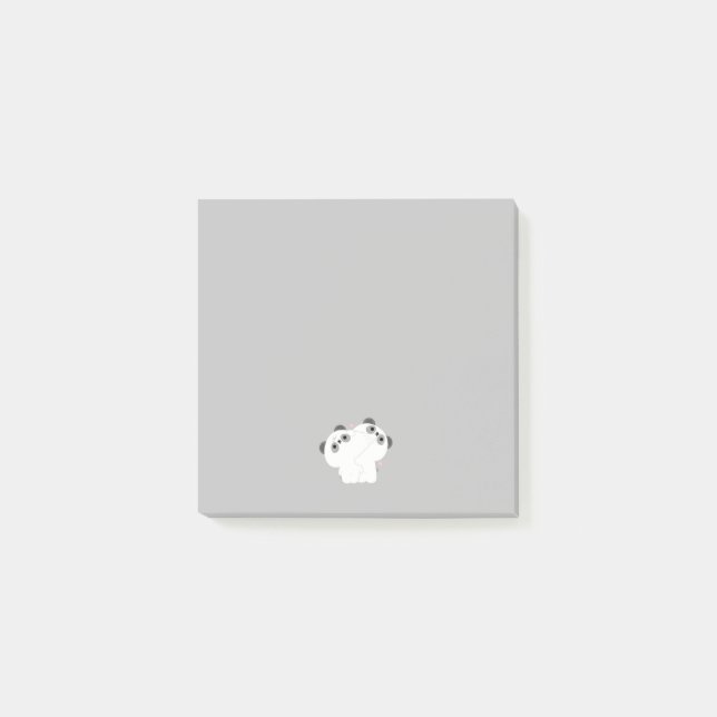 Panda Couple Post-it Block (Framsida)