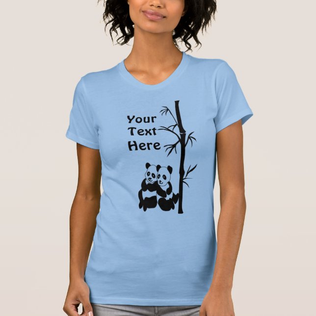 Panda Couple T-Shirt (Framsida)