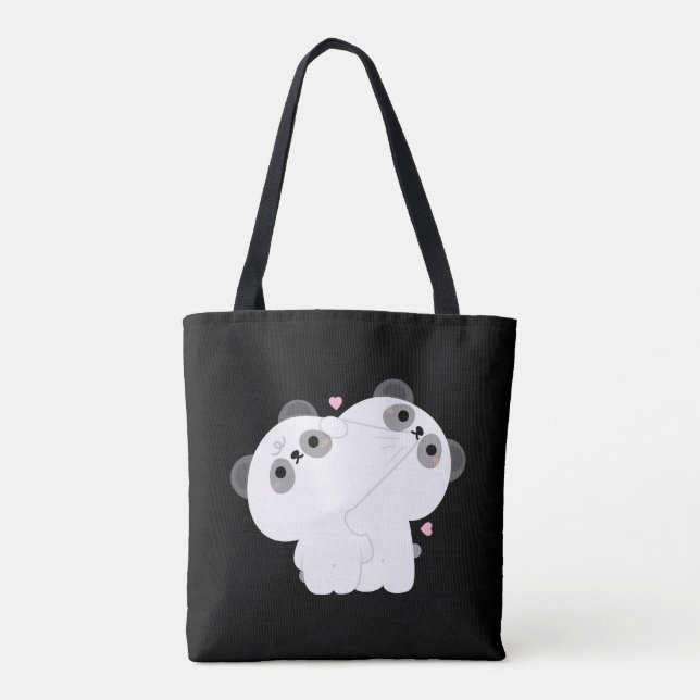 Panda Couple Tygkasse (Baksida)
