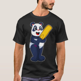 Panda Cricket fladdermus T Shirt