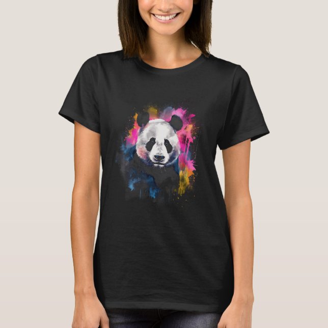 Panda Cute Panda Tees Pandas är Fantastisk Panda B T Shirt (Framsida)