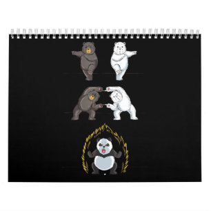 Panda Cute Polar Bear Animal Lover Kalender