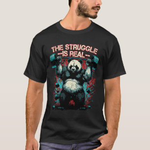 Panda Deadlift Gym Bodybuilding är e T Shirt