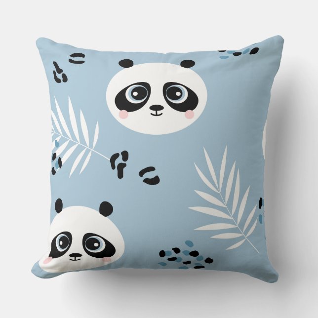 panda Dekorativ kudde (Framsida)
