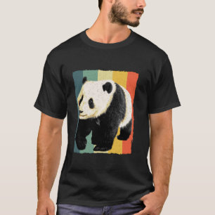Panda Design För manar Women Kids Giant Panda Bear T Shirt
