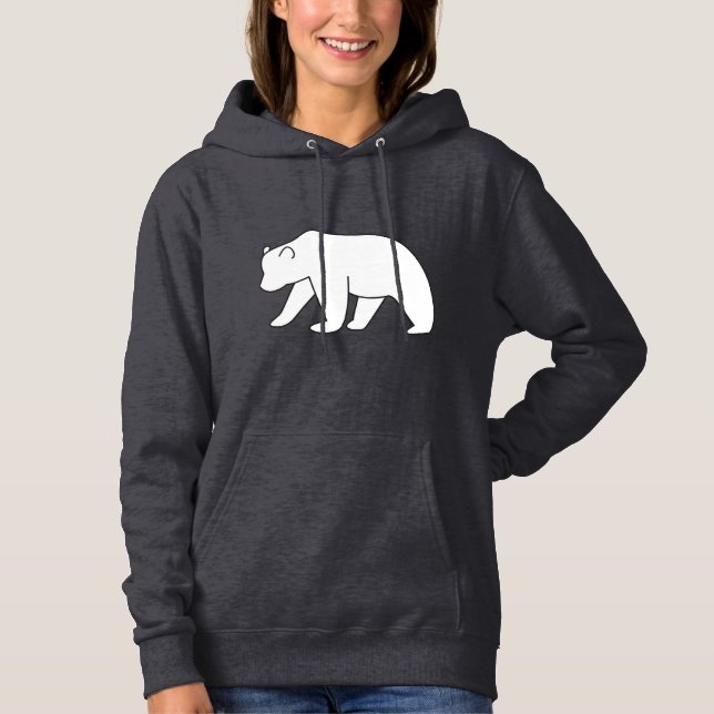 Panda design Hoodie T Shirt (Framsida)