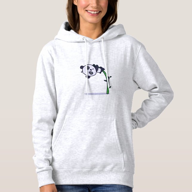 Panda design Hoodie T Shirt (Framsida)
