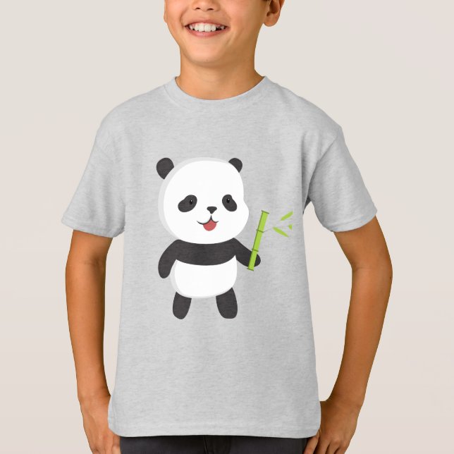 Panda-design t-shirt (Framsida)