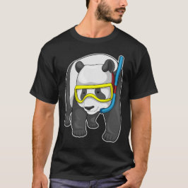 Panda Diver Snorkel T Shirt