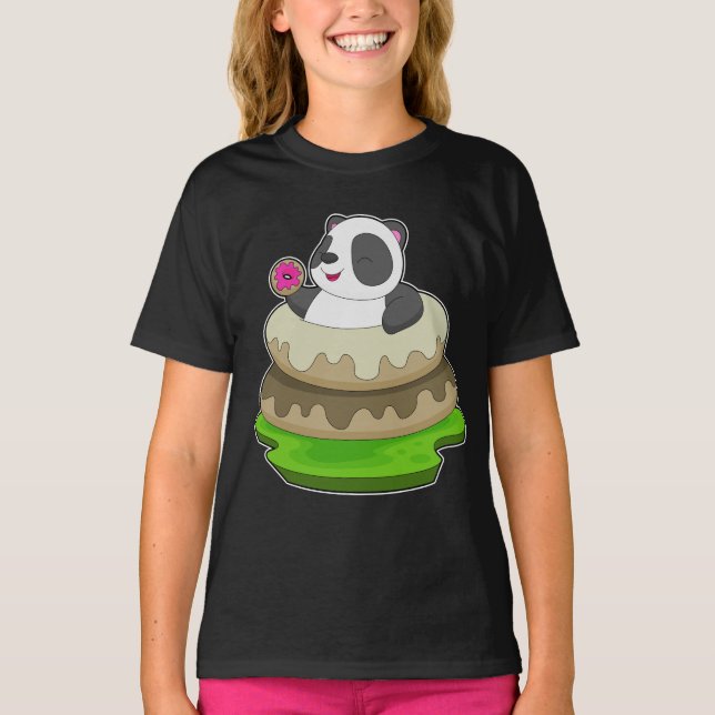 Panda Donuts T Shirt (Framsida)