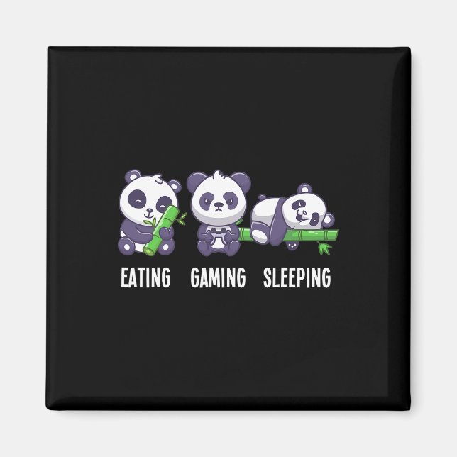 Panda Eaming-spel för spel med flera spelare Magnet (Framsidan)