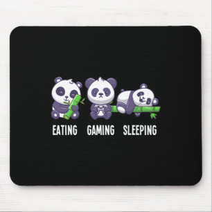 Panda Eaming-spel för spel med flera spelare Musmatta