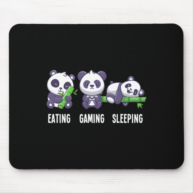 Panda Eaming-spel för spel med flera spelare Musmatta (Framsidan)