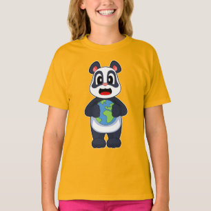 Panda Earth T Shirt