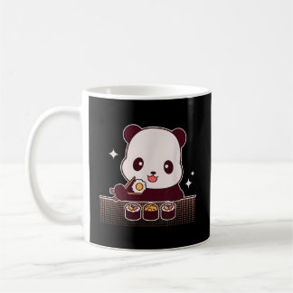 Panda Eating Sushi Panda Bear Kaffemugg