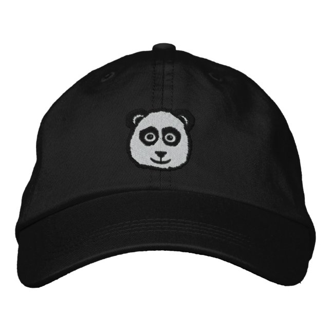 Panda Embroided Hats Broderad Keps (Framsida)