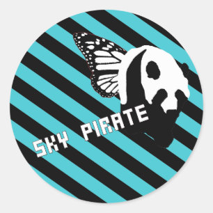 "Panda Express" Sticker Lakan Runt Klistermärke